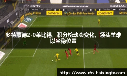 多特蒙德2-0莱比锡，积分榜动态变化，领头羊难以坐稳位置