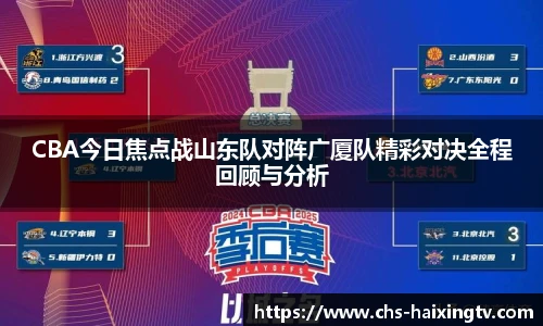 CBA今日焦点战山东队对阵广厦队精彩对决全程回顾与分析